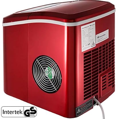 tectake Eiswürfelmaschine -diverse Farben- (Rot) – Bild 4
