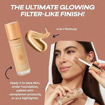 MCoBeauty Glow & Set Duo - Skin Filter & Powder, Medium Shade