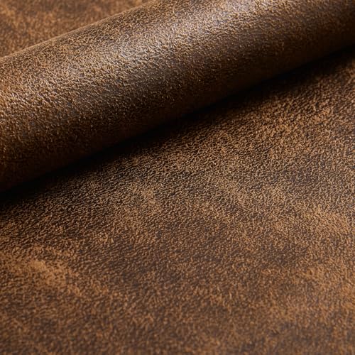 Banc d’angle Sigfrid 140 cm cuir synthétique marron DUBI Möbel GmbH