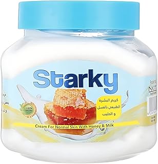 كريم للجسم من ستاركي يغذي ويرطب البشرة بشكل طبيعي بمكونات العسل والحليب، 300 مل