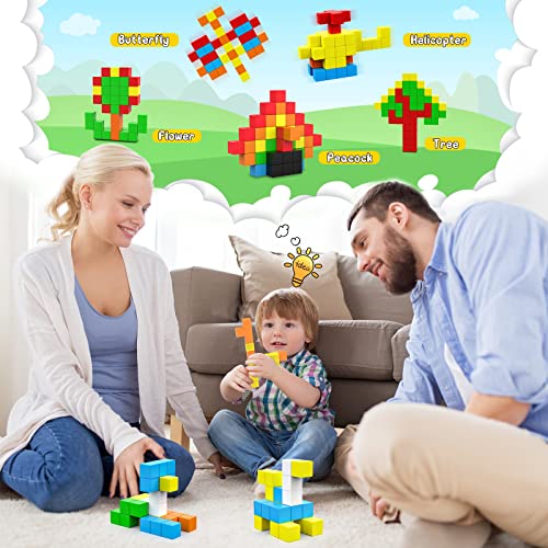 48Pcs Magnetic Blocks For Toddlers Toys, Large Magnetic Cube Toys For Sensory Stem Education Preschool Magnet Toys For 3 4 5 6 Year Old Boys And Girls #TOP7