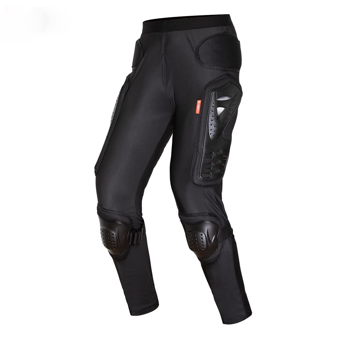 Pantalon de Moto Cross Homme, Pantalon De Moto Respirant élastique, 4 Coussinets De Protection Détachables, Pantalon Incassable pour Moto, Pantalon De Cyclisme D'été pour Les Motos,XL