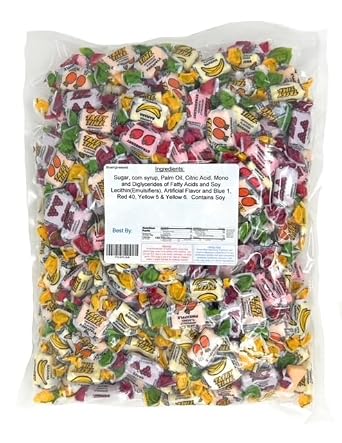 Fruit Chews Assorted Flavors, 2 Pounds Bulk