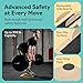 Slant Board with 6 Incline Angles - Transforms Into a Balance Board - Premium Calf Stretcher and Wobble Board for Effective Calf Stretching and Squats