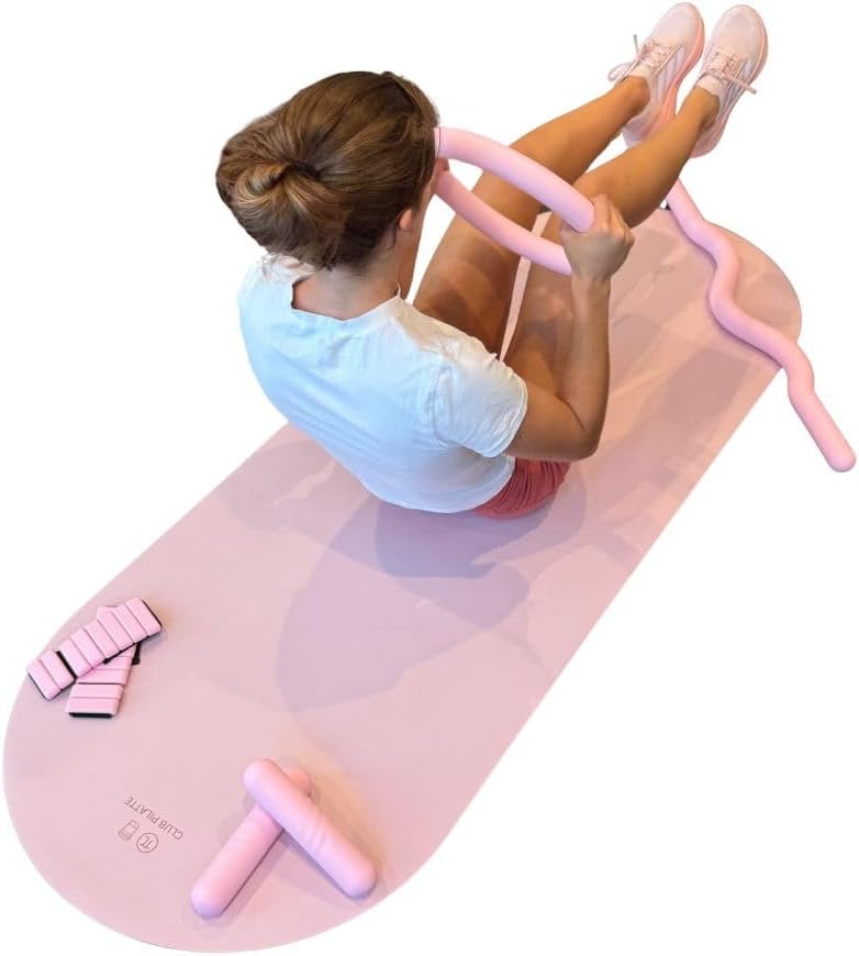 Premium Yoga Arched Mat 4.5 mm Non-Slip Exercise Mat for Fitness, Pilates, Home Workout, Easy Foldable with magnet, Semi Circular Circle Mat, Comfortable Environmental Protection