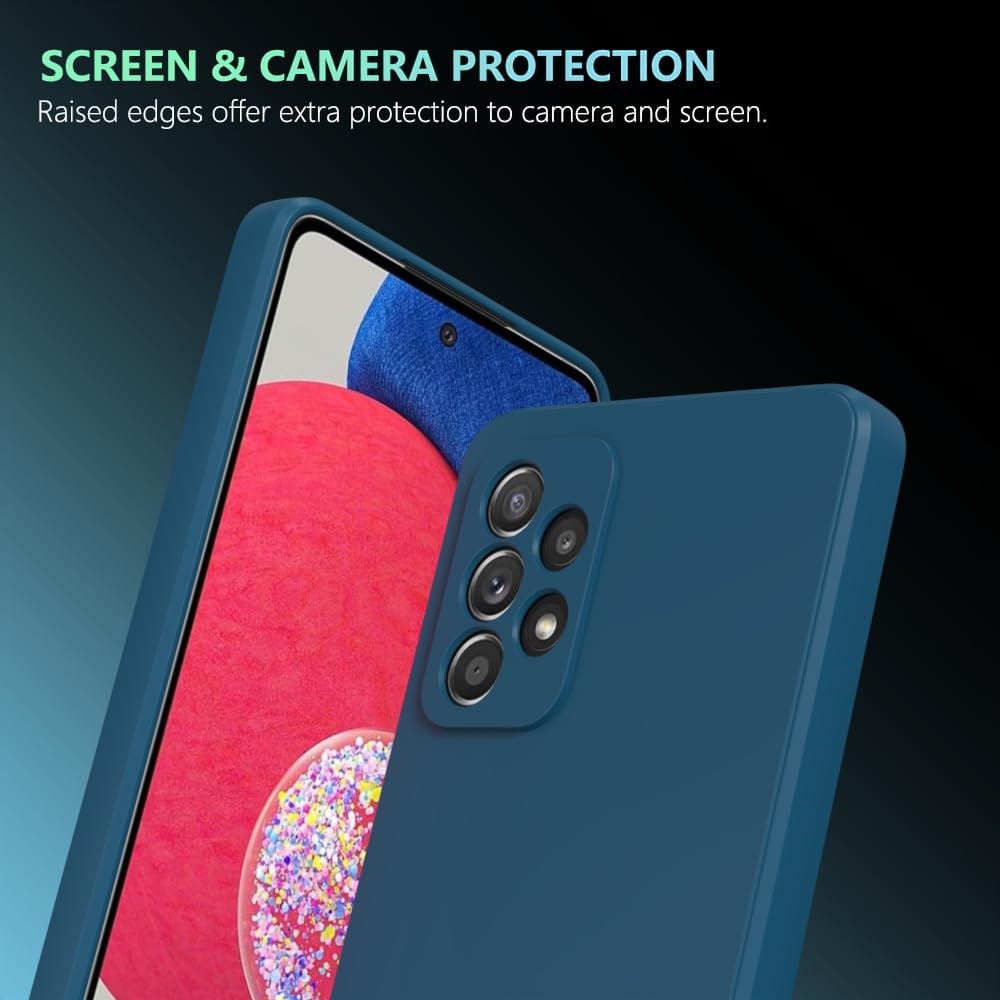 Amazon.com: WOGROO for Samsung Galaxy A53 5G Case Dark Blue