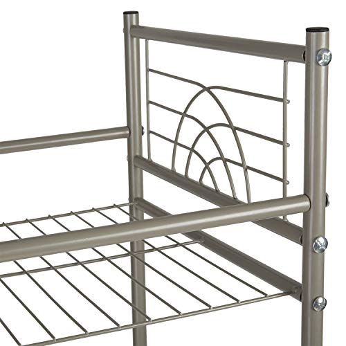 Bath Bliss 5 Tier Storage Shelf | 13\"x 11.6\"x 58.5\" | Freestanding | Bathroom Storage | Rust Resistant | Easy Assemble | Satin