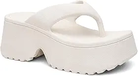 Sandália Plataforma Feminina Estilo Chunky Salto Alto Confortável Solado Tratorado Tendência Fashion