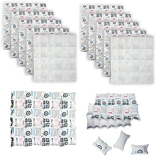 12 Sheets Ice Packs for Shipping Frozen Food Cold Ice Pack for Coolers Cool Bag, Cold Packs for Transport Frozen Fish Meat, 36cm X 34cm, Long Lasting Cold Reusable Ice Packs for Mailing Perishables