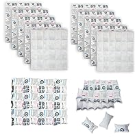 Fogli Di Ghiaccio Riutilizzabili - 12 Pezzi Grandi 14,2x13,2cm, Freddo Duraturo Per Alimenti - Foto 4