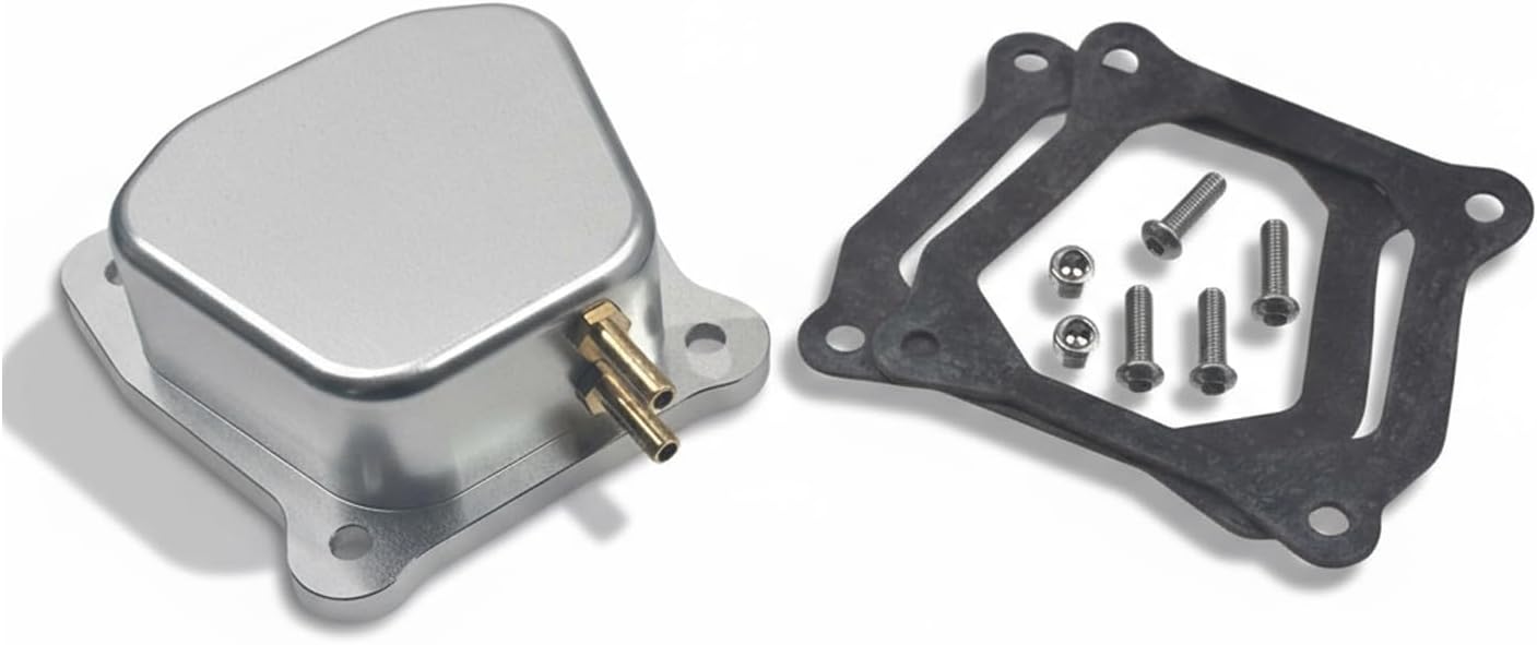 Billet Aluminum Valve Cover Silver for Predator 212cc 196cc Non-Hemi GX160 GX200 Clone Engine,for Coleman CT200U BT200X CT100U Mini Bike KT196 Go Kart Baja Hisun Tillotson