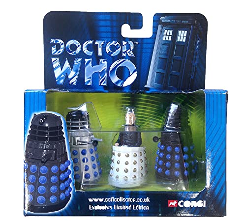 Figurine Dalek and Davros Doctor Who Corgi en métal injecté haute finition