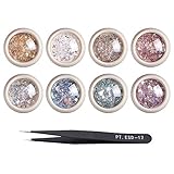 Estas toneladas de gemas de uñas y piedras de uñas proporcionan una buena selección de formas a colores y tamaños. Todas las piedras de uñas son brillantes, bonitas y brillantes, las formas son tan elegantes y adorables. Hay suficiente variedad en las cajas para obtener Una multitud de diseños posibles.