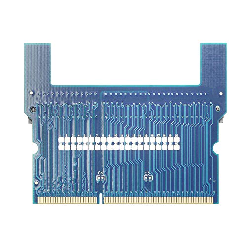 Image of Laptop DDR3 SO-DIMM to Desktop DIMM Memory RAM Adapter,Gelrhonr Desktop PC Memory Cards Converter,1.5v（Reverse） Blue