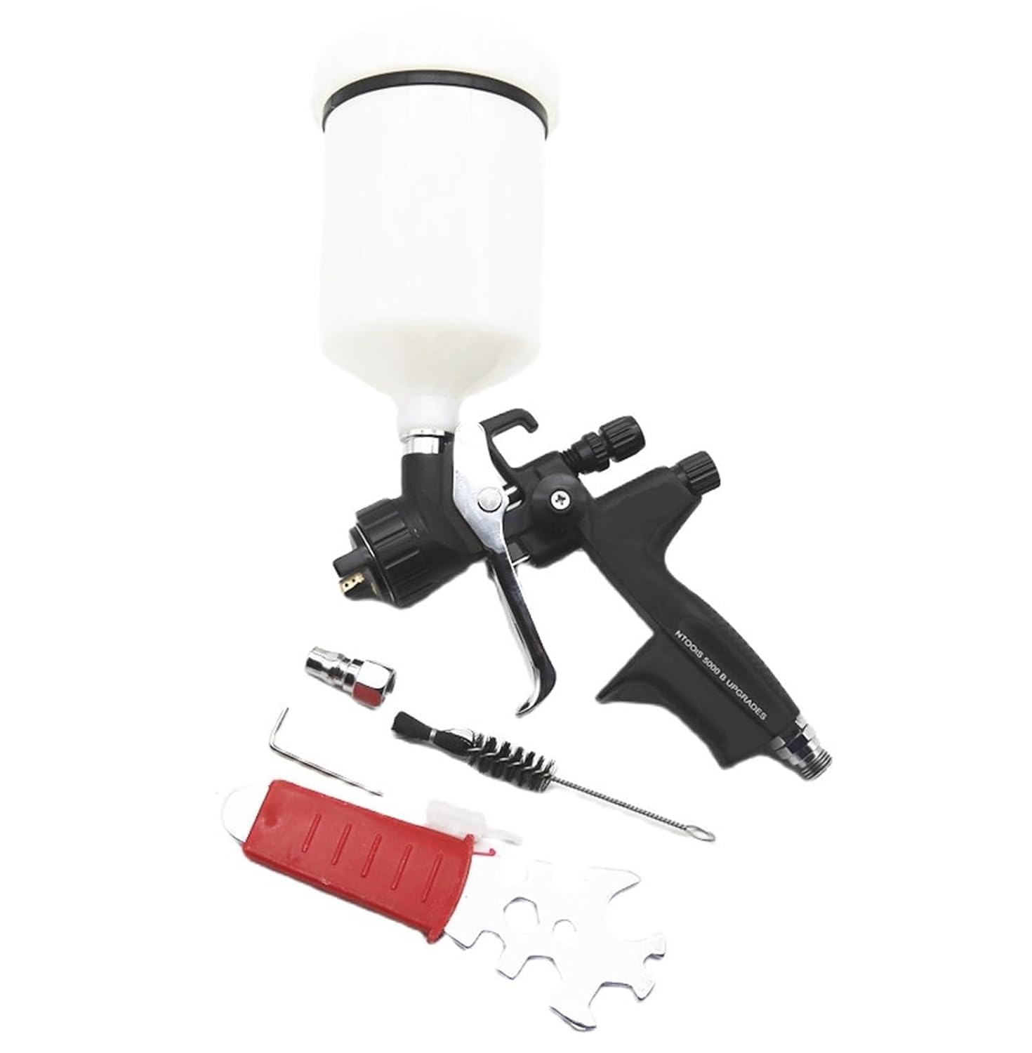 HVLP Air Spray,1.3mm Or 1.4MM Nozzle, Water Based Air Sprayer, Car Paint Spray, Oil Paint, Airbrush,600cc Tank NT4000B(1.3HVLP)