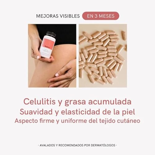 Miniatura 2 de Masderm - 90 Cápsulas Anticelulitis Con Té Verde, Complemento Alimenticio Natural Reductor Y Reafirmante, Control De Peso, Drenante Potente, Mejora La Piel Y Reduce La Celulitis, Tratamiento 90 Días