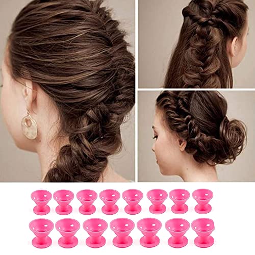 40pz Rullo Bigodino Silicone Bigodini per Capelli