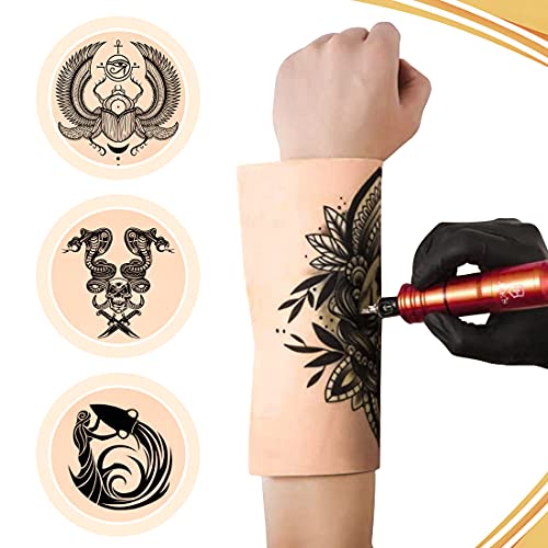 Tattoo Übungshaut NETUME 6 Stück für effektives Training