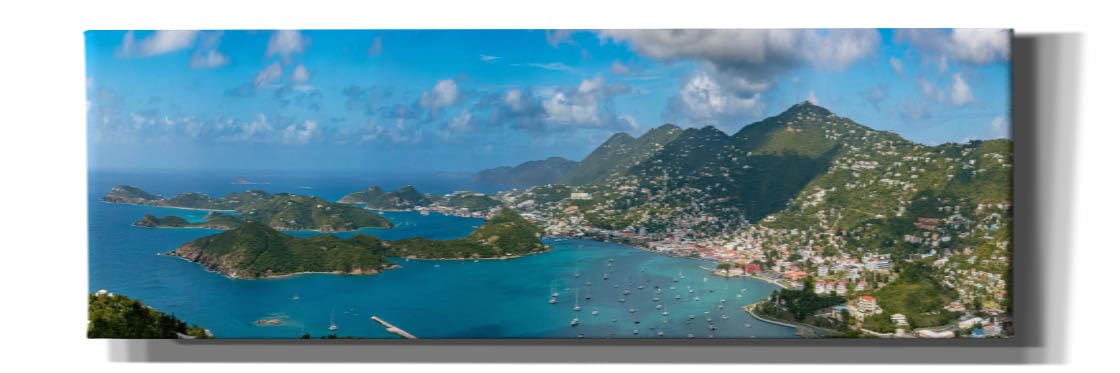 Epic Graffiti 'Saint Thomas US Virgin Islands Panorama' by Epic Portfolio, Canvas Wall Art, 60
