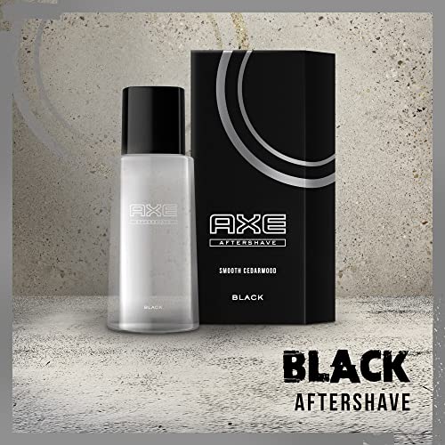 Axe Aftershave Black for Nourished Skin with Spicy Masculine Fragrance of Cedarwood and Frozen Pear 100 ml Pack of 1 - Image 5