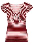 Vive Maria My Capri Damen T-Shirt rot Allover, Größe:M
