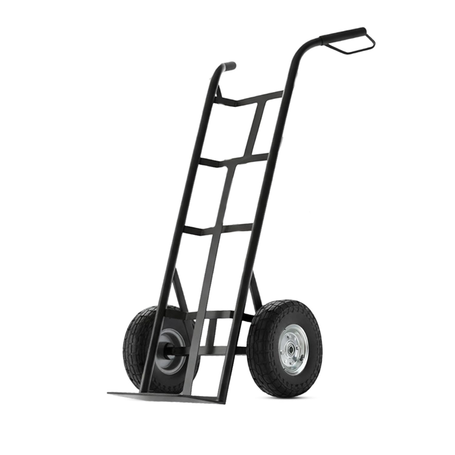 Avilia - Carrello con Ruote Portatutto in Acciaio da 250Kg per Trasporto Sicuro di Carichi Voluminosi con Maniglie Antiscivolo Ruote e Struttura Compatta Maneggevole (Nero)
