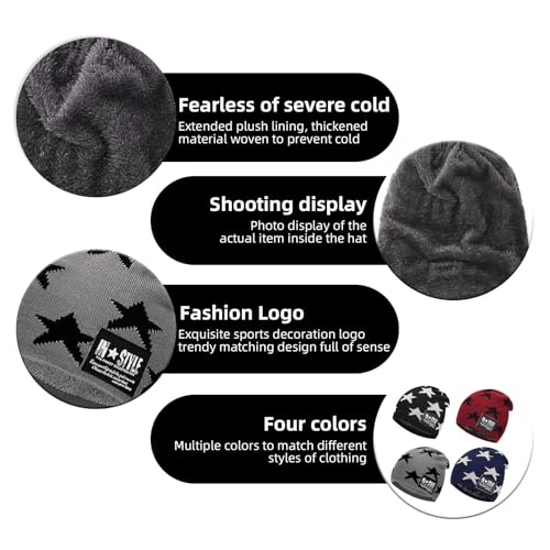 dehnbarer Umfang für perfekten Sitz bei Kindern 3-12 Jahre - Detailansicht von Ajuanbazha Kinder Beanie Wintermütze Test...