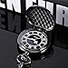 Imagen de reloj de Bolsillo de Cuarzo para Hombre con Esfera Negra y Cadena