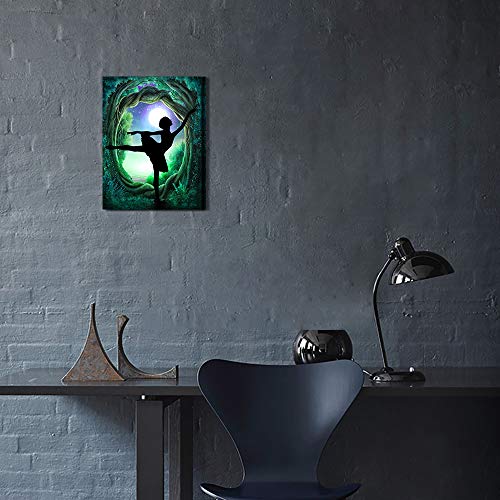 Family Bedroom Wall Decor Canvas Wall Art For Girls Room Modern Wall Decorations For Bathroom Green Pictures Abstract Paintings Kitchen Canvas Art Ballet Dance Hang Pictures Artwork Home Decoration #TOP7