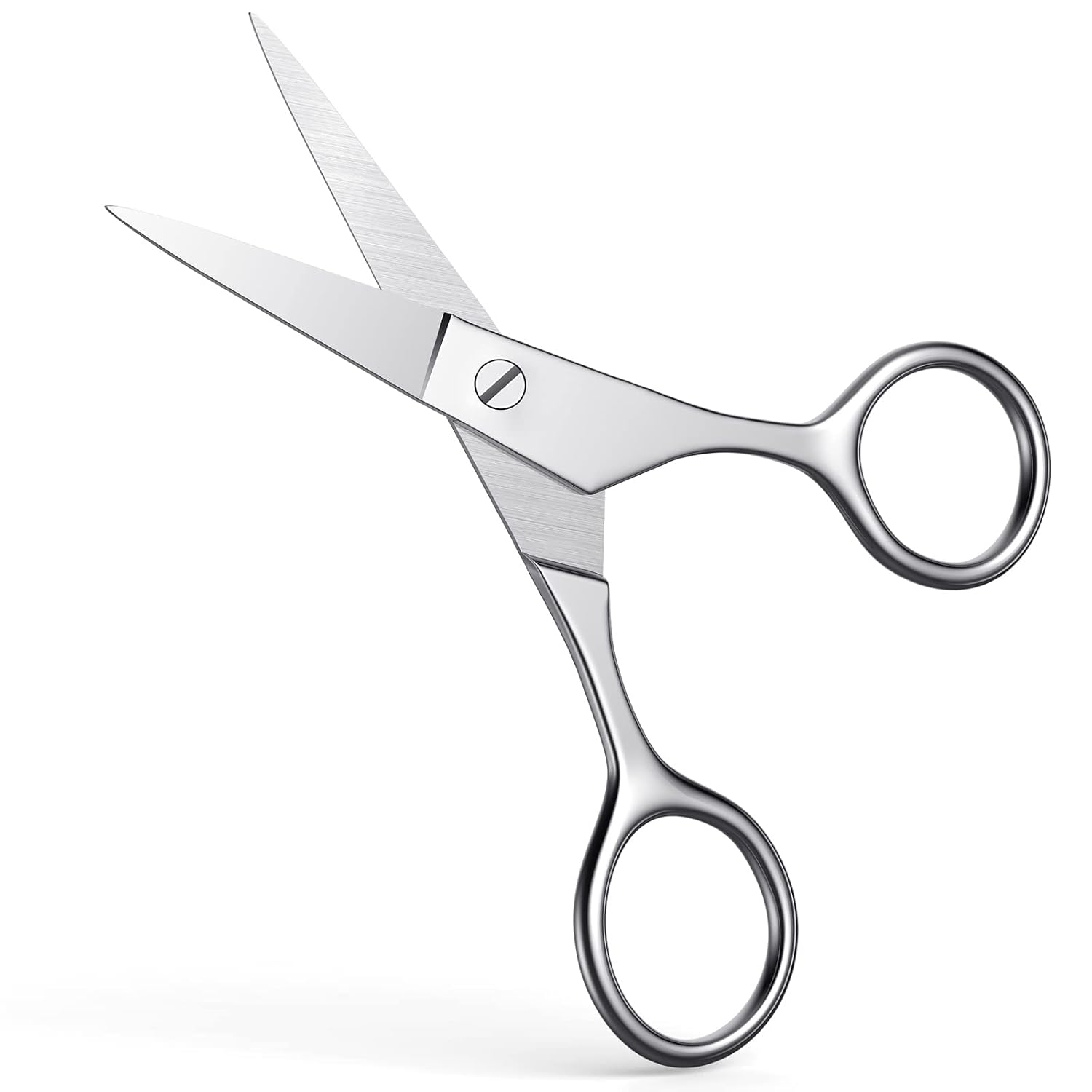 Nose Hair Scissors Eyebrow Scissors Sharp Tip Professional Grooming Scissors Stainless Steel Small Trimming Scissors for Eyelashes Mustache Facial Hair Sewing Embroidery AsonTao