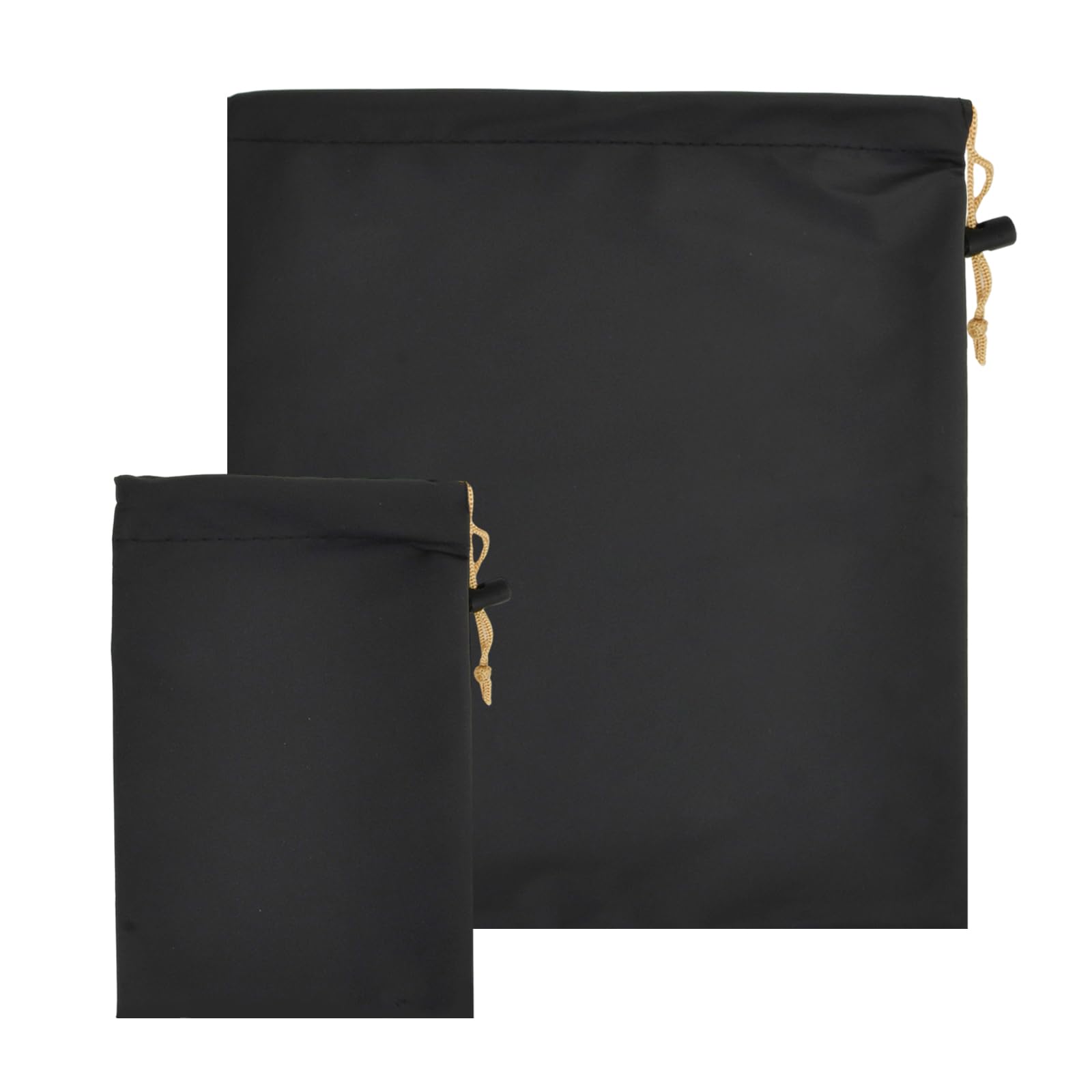 2er-Set Kopfhörer-Tasche Aus PU-Leder – Wasserdicht Mit Kordelzug, Organizer Für Unterwegs