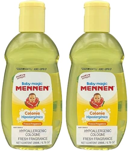 2 Baby Magic Mennen Colonia de 676 onzas líquidas 2 colonias mennen para Bebe 68fl oz