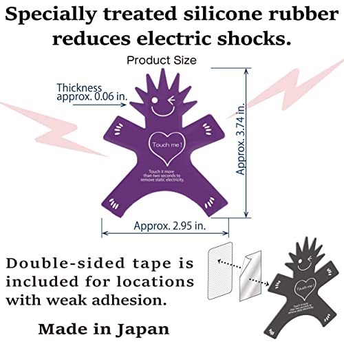 Image of Anti Static Sheets Static Guard Reduce Static Shock Sparknon-X Man (Purple)