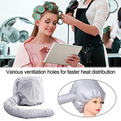 Homtoozhii Touca para secador de cabelo de nylon acessório para secador de cabelo cobertura para cab