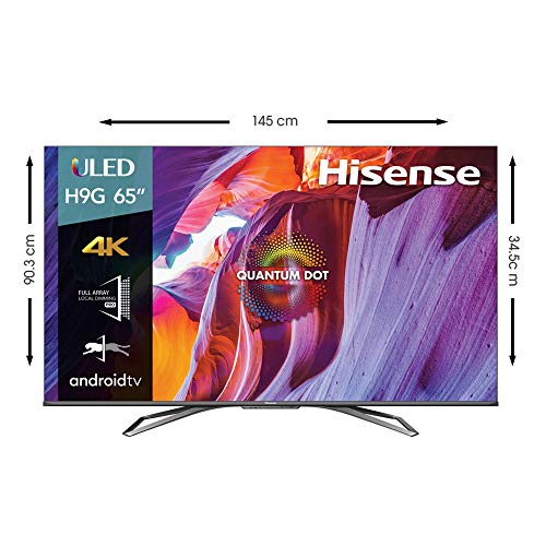 Image of Hisense 65-Inch Class H9 Quantum Series Android 4K ULED Smart TV with Hand-Free Voice Control (65H9G, 2020 Model)