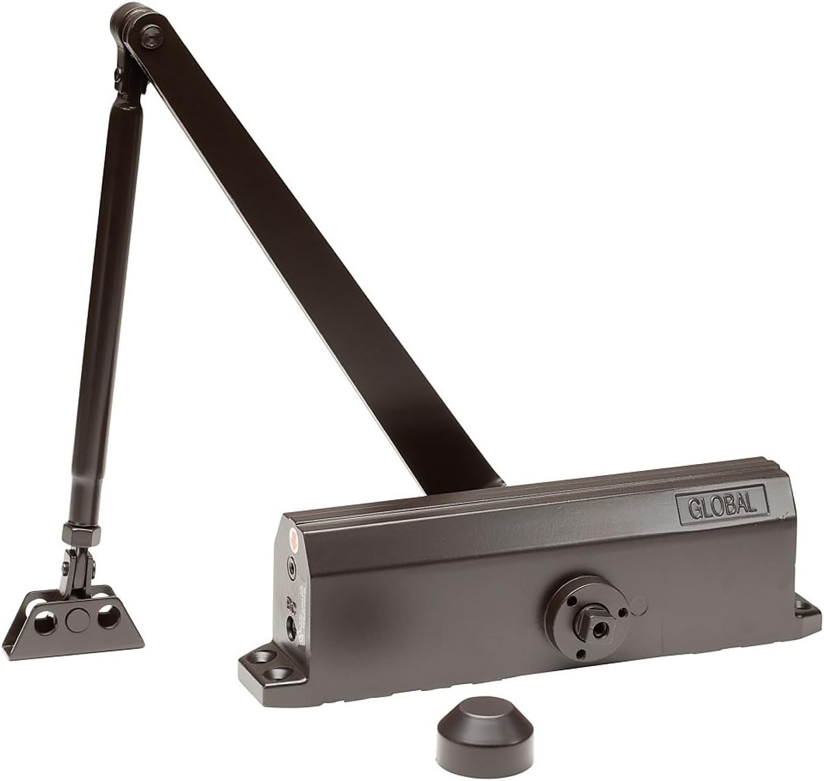 TC201-DU Compact Commercial Door Closer in Duronotic with Adjustable Spring Tension - Sizes 1-4