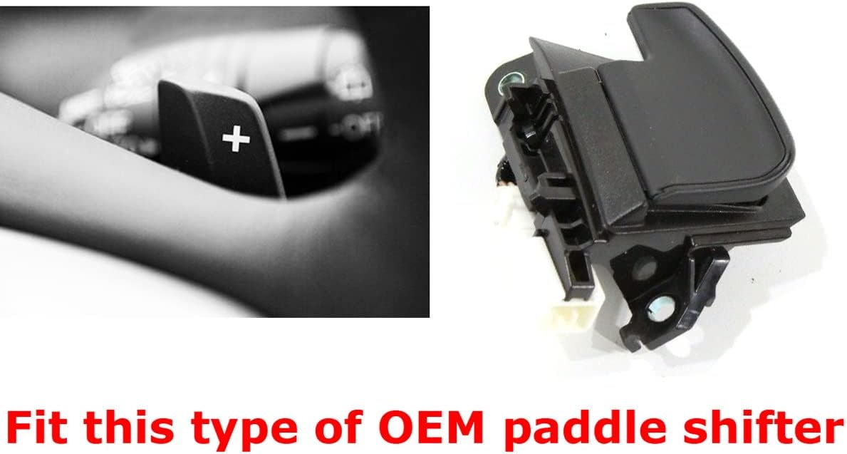 iJDMTOY Sports Red A-Spec Style Aluminum Larger Paddle Shifter Extension Compatible with Acura 2013-20 MDX, 2013-22 ILX, 2013-16 RDX, 2015-20 TLX, 2009-14 TSX