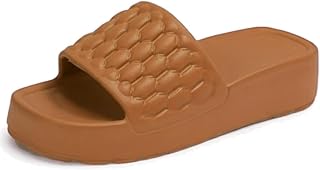ORTHO JOY EVA Sliders For Women Waterproof & Everyday Flip Flops for Ladies Slippers with Cushion Foot Bed Anti-slip sole Sweat free Super flexible