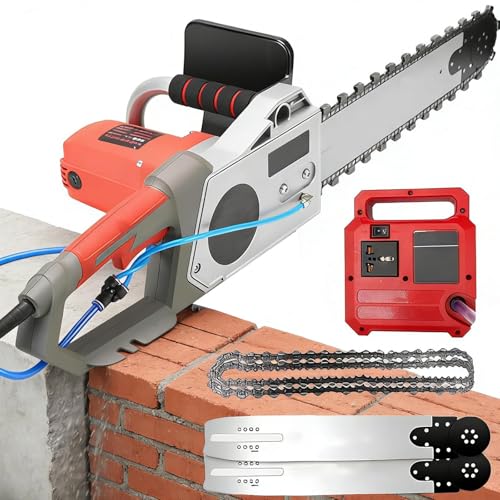 lealovengzh Sierra Eléctrica para Concreto,Cortadora De Muros Manual con Motosierra,Cortadora De Muros EléCtrica Diamante De Alta Resistencia con SupresióN Polvo- para Granito Y HormigóN Armado. 480