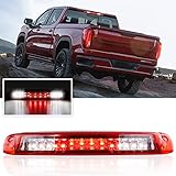 Bomusou For 1999-2007 Chevrolet Silverado/GMC Sierra 1500 2500 3500/HD Classic, LED Third 3rd Brake