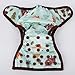 Sigzagor Newborn Baby Diaper Nappy Cover 4.4lbs to 10lbs (Teepee Bears)