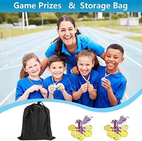 CWLAKON Tug of War Rope for Kids and Adults - Field Day Family Reunion Birthday Party Games, Outdoor Camping Picnic Activities, Backyard Carnival Team Building - Blue