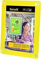 Securit Fenster-Schildhalter A4 gelb