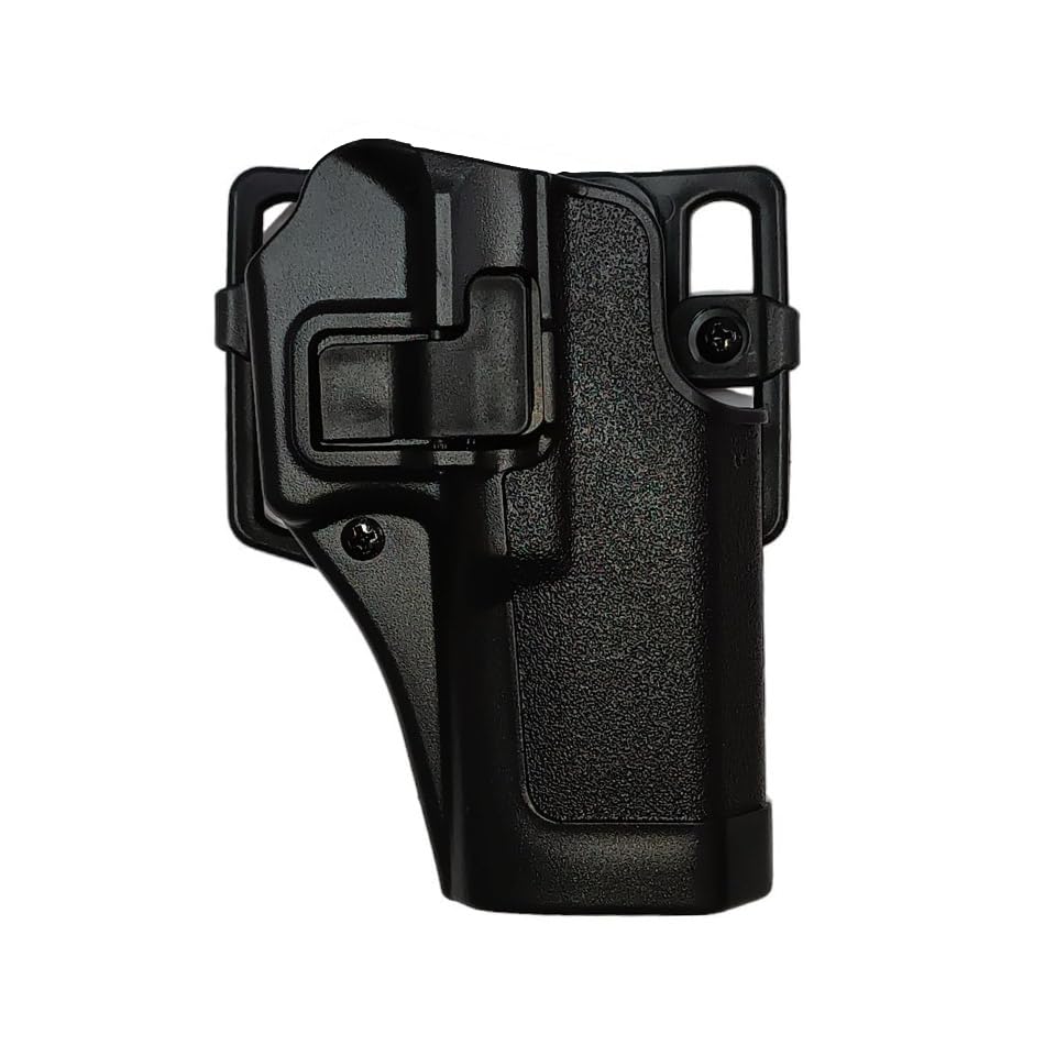 TRIMAX Funda rígida/Holster Pistola Glock 17 OWB | Protección de Arma de Aire comprimido y Airsoft