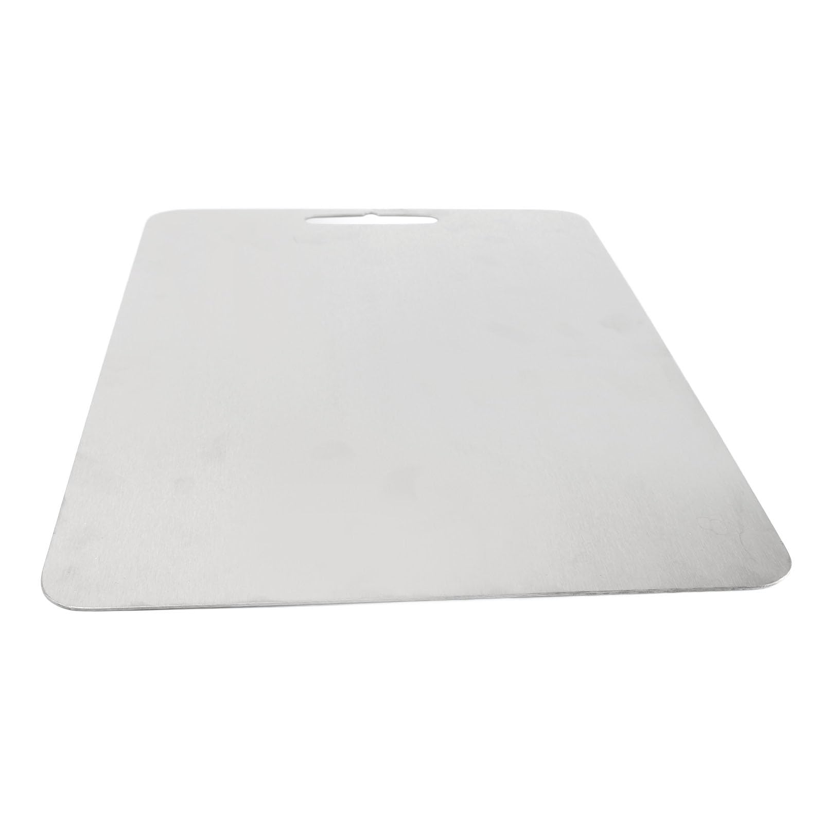 Kadimendium Ti Tabla de Cortar de Metal, Tabla de Cortar de Cocina Inodora para Verduras, Frutas, Masa de Pan, Fácil de Mantener para Cocineros Caseros (46 * 30cm)