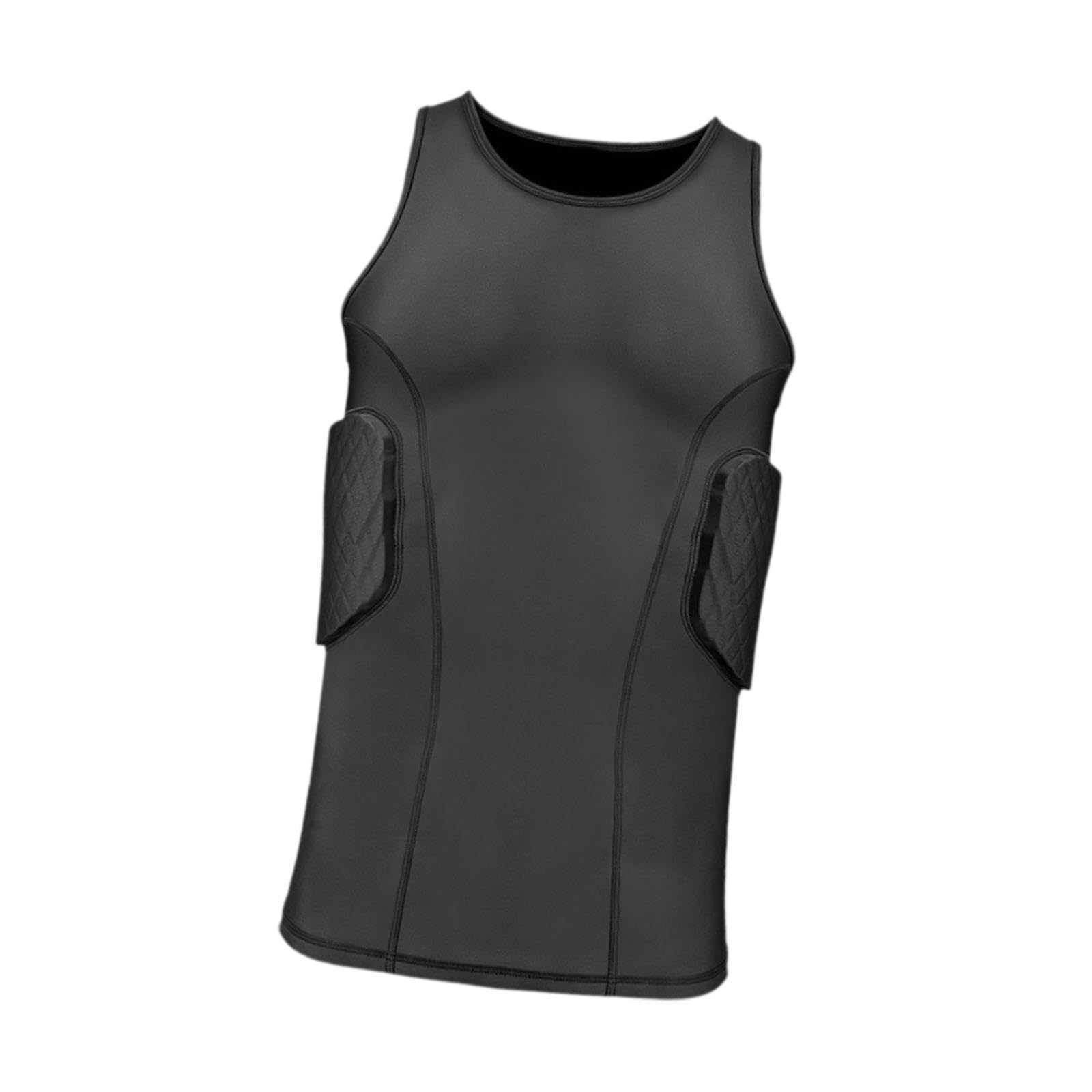 SNAPPSY Football Padded Shirt Elastic Impact Protection for Riding Winter Sports Ski M-image-39