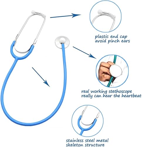 Miniatura 4 de Abrigo de laboratorio blanco para niños - Abrigo de laboratorio infantil para científico médico y disfraz de experimento de química