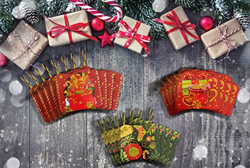 24 Weihnachtskarten, Weihnachtskarten, Weihnachtskarten, Dekoration des Weihnachtsbaums, Weihnachtsdekoration, Weihnachtsdekoration, Weihnachtskarte