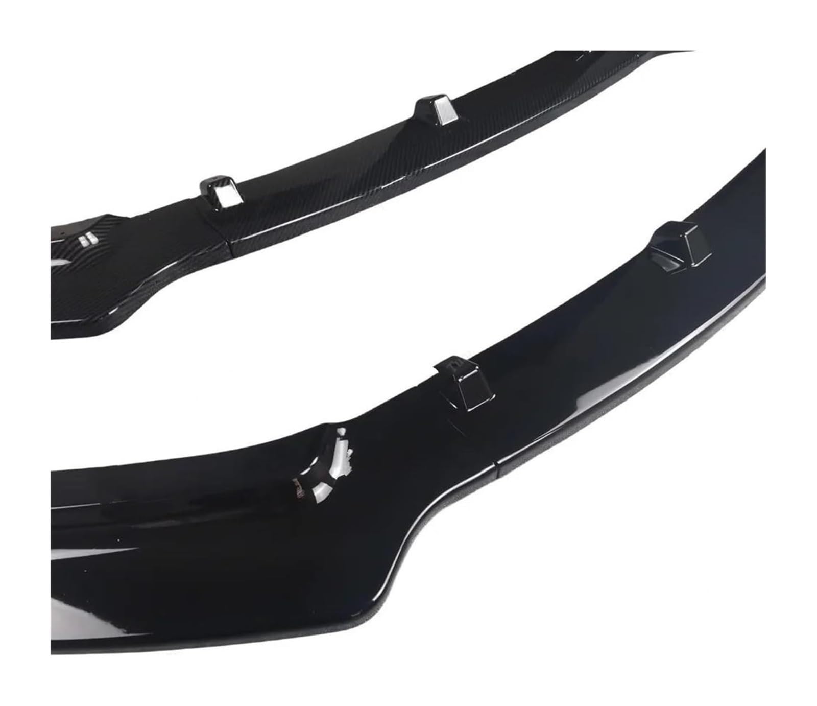 Paraurti Anteriore Auto Labbro Per BMW F45 F46 Serie 2 225i 220i 220d 218i 2014-2018 Spoiler Auto Paraurti Anteriore Lip Splitter Diffusore Retrofit Bodykit Tuning(Gloss Black)