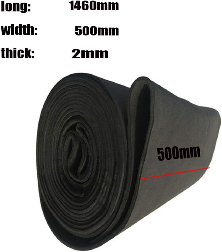 2mm Graphite Felt Welding Blanket 100-500x1460mm High-Temp Insulation for Industrial Furnace & Electrode(Thick 2mmx500x1460mm)